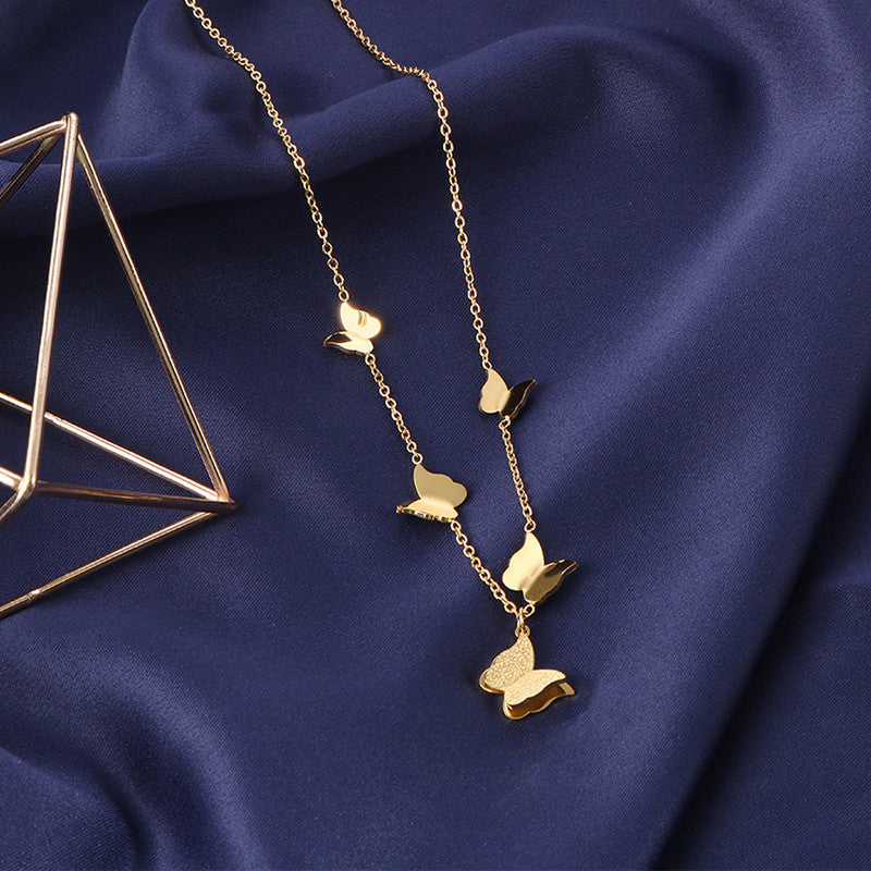 Jewels Galaxy Butterfly Themed Statement Necklace