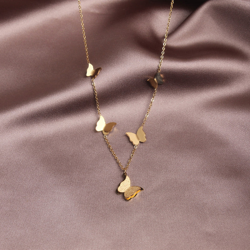 Jewels Galaxy Butterfly Themed Statement Necklace