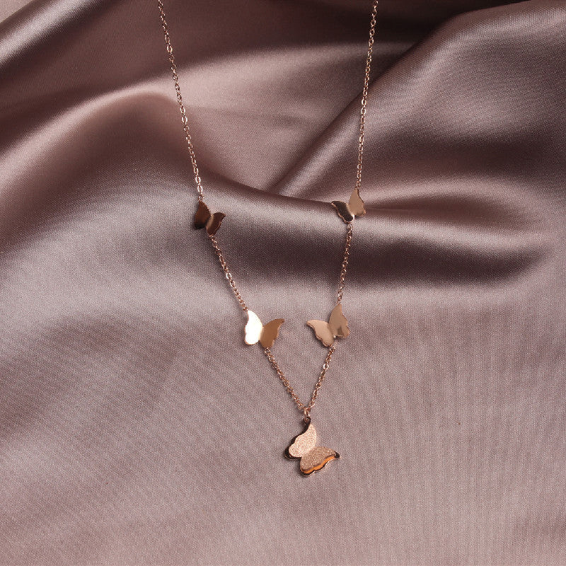 Jewels Galaxy Butterfly Themed Statement Necklace