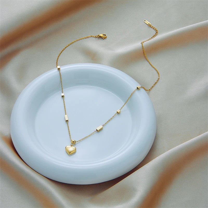 Jewels Galaxy Heart Themed Necklace