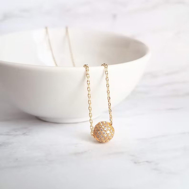 Jewels Galaxy Stone Spherical Pendant Necklace