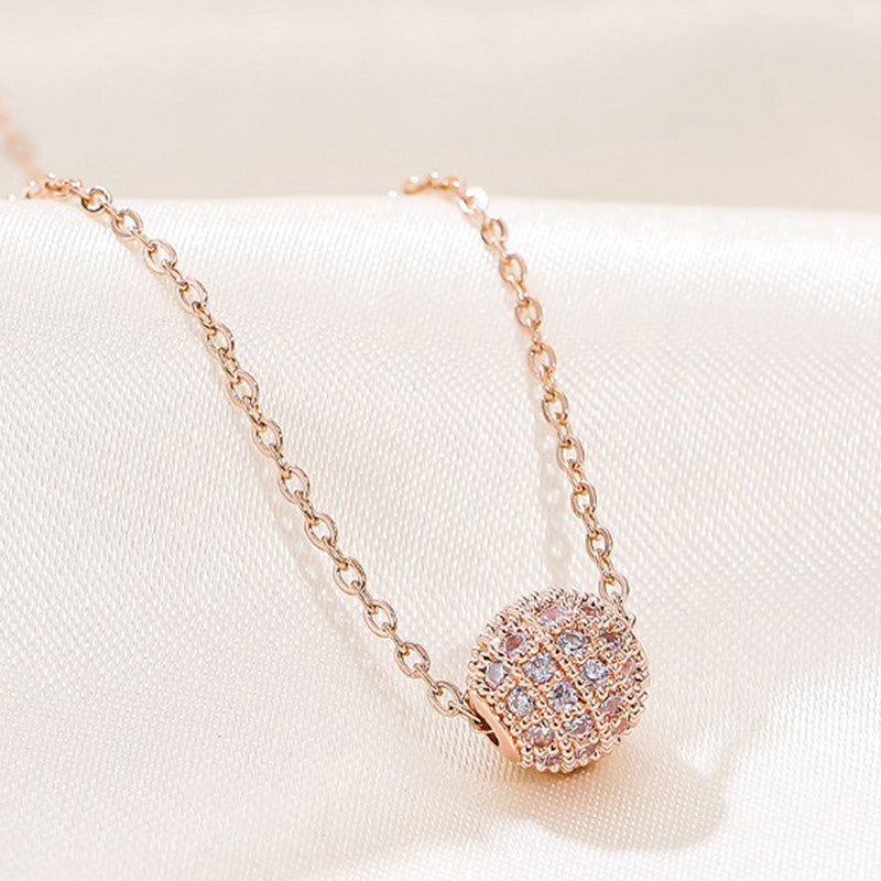 Jewels Galaxy Stone Spherical Pendant Necklace