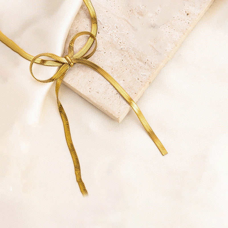 Jewels Galaxy Gold-Plated Anti Tarnish Knotted Chain Necklace