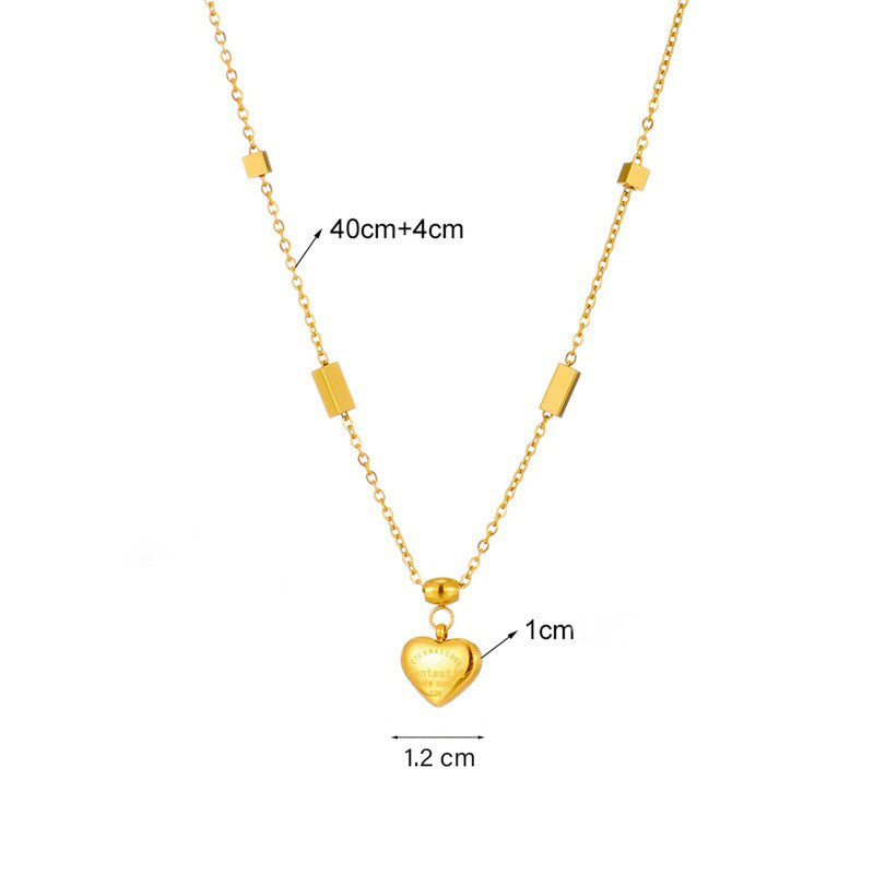 Jewels Galaxy Heart Themed Necklace