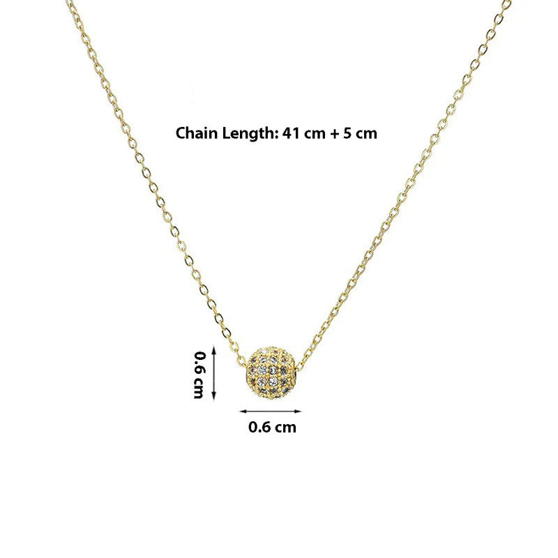 Jewels Galaxy Stone Spherical Pendant Necklace