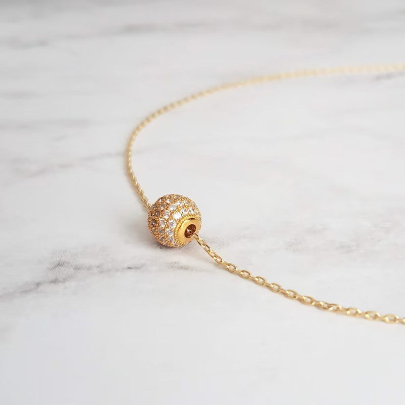 Jewels Galaxy Stone Spherical Pendant Necklace