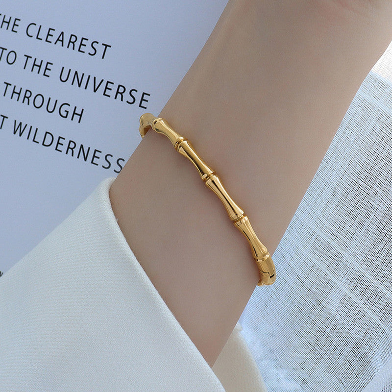 Jewels Galaxy Gold Plated South Korean Anti Tarnish Bracelet