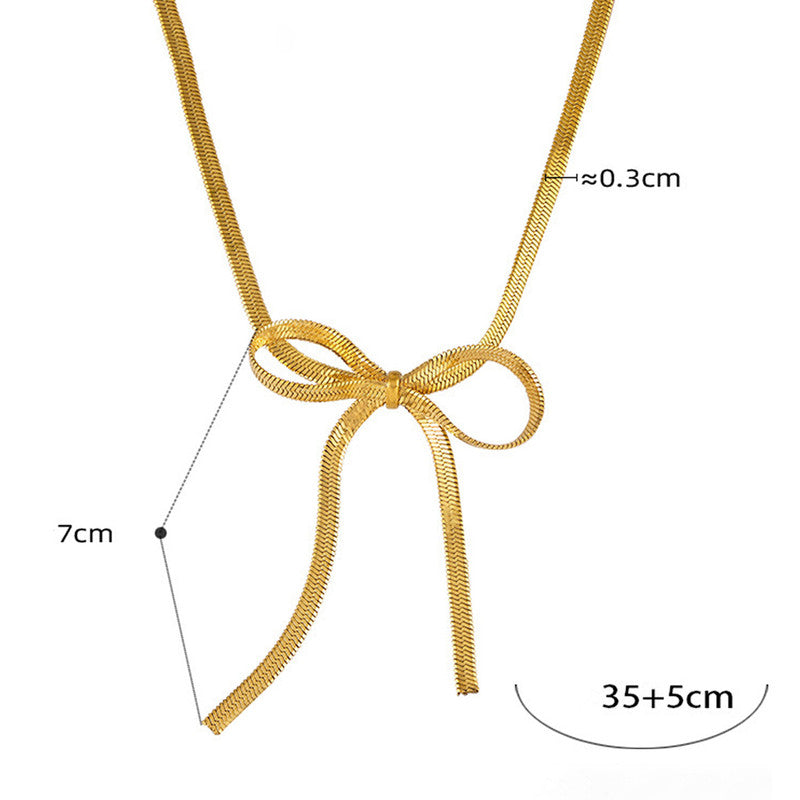 Jewels Galaxy Gold-Plated Anti Tarnish Knotted Chain Necklace