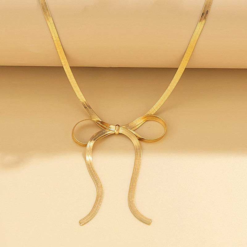 Jewels Galaxy Gold-Plated Anti Tarnish Knotted Chain Necklace