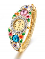 Jewels Galaxy Multicoloured Gold-Plated ...