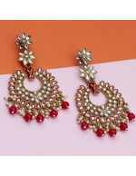 Jewels Galaxy Ravishing Floral Kundan &a...