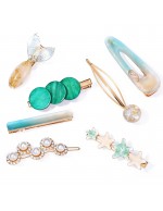 Jewels Galaxy Stylish Pearl Hair Clips J...