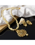 Jewels Galaxy Gold-Toned GP Pearl Neckla...