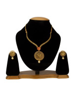 Jewels Galaxy Gold-Toned GP AD Necklace ...