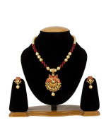 Jewels Galaxy Maroon GP Kundan studded P...