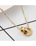 Jewels Galaxy Gold Plated Stainless Stee...