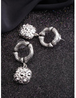 Jewels Galaxy Gunmetal-Toned Silver-Plat...