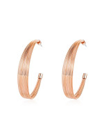 Jewels Galaxy Gold-Plated Crescent Shape...