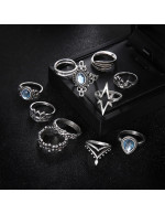 Jewels Galaxy Combo of 11 Silver Plated ...