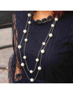 Jewels Galaxy Gold Plated Pearl Studded ...