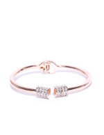 Rose Gold-Plated Handcrafted Stone-Studd...