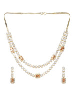 Jewels Galaxy Gold-Toned & Peach-Col...