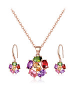 Jewels Galaxy Multicoloured CZ Stone-Stu...