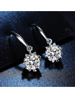 Jewels Galaxy Silver Plated Crystal Stud...