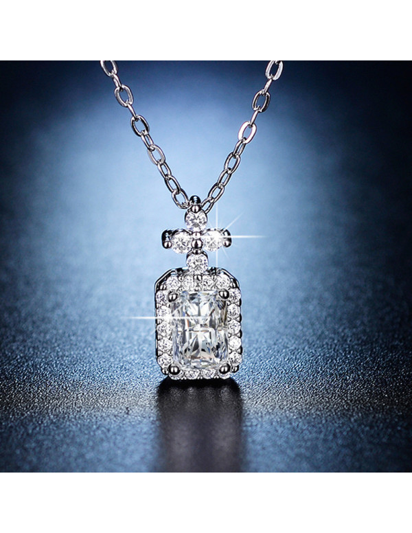 Jewels Galaxy Silver Plated Crystal Studded Geomet...