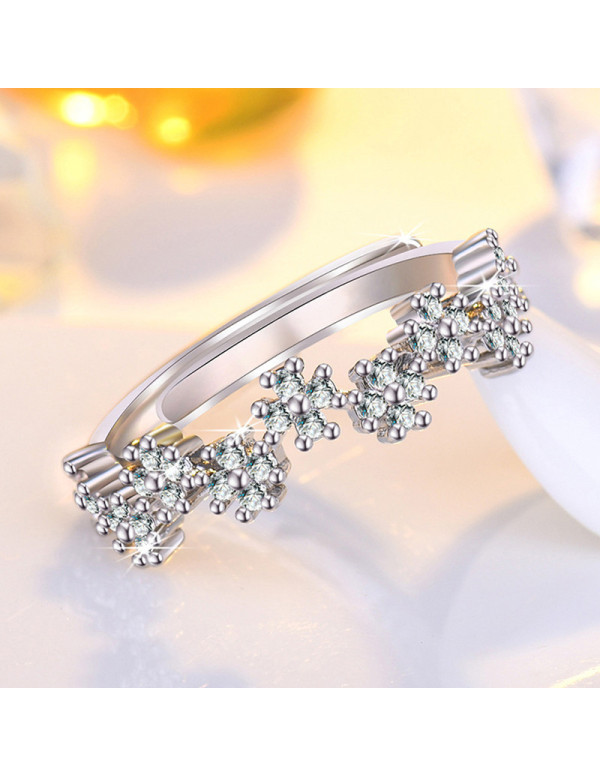 Jewels Galaxy Silver Plated American Diamond Studd...